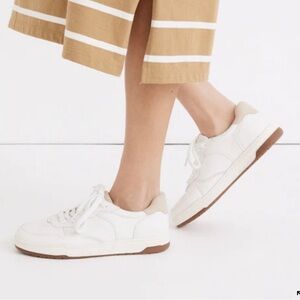 Madewell Court Sneakers in White Leather